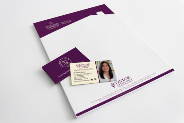 Berkshire Hathaway Letterhead with Business Cards