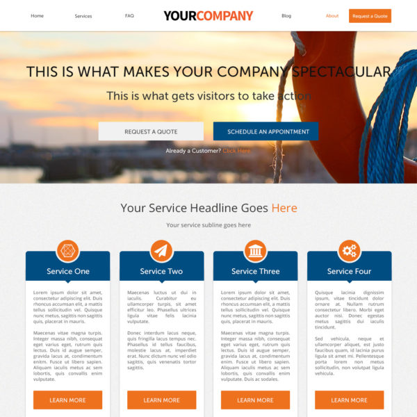 Generic Website Template 2