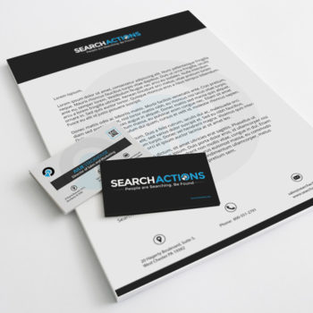 Search Actions Letterhead