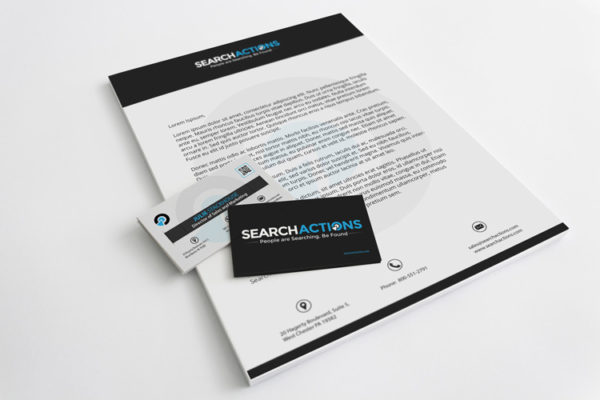 Search Actions Letterhead